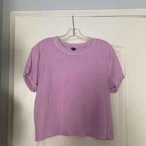 boxy pink target top